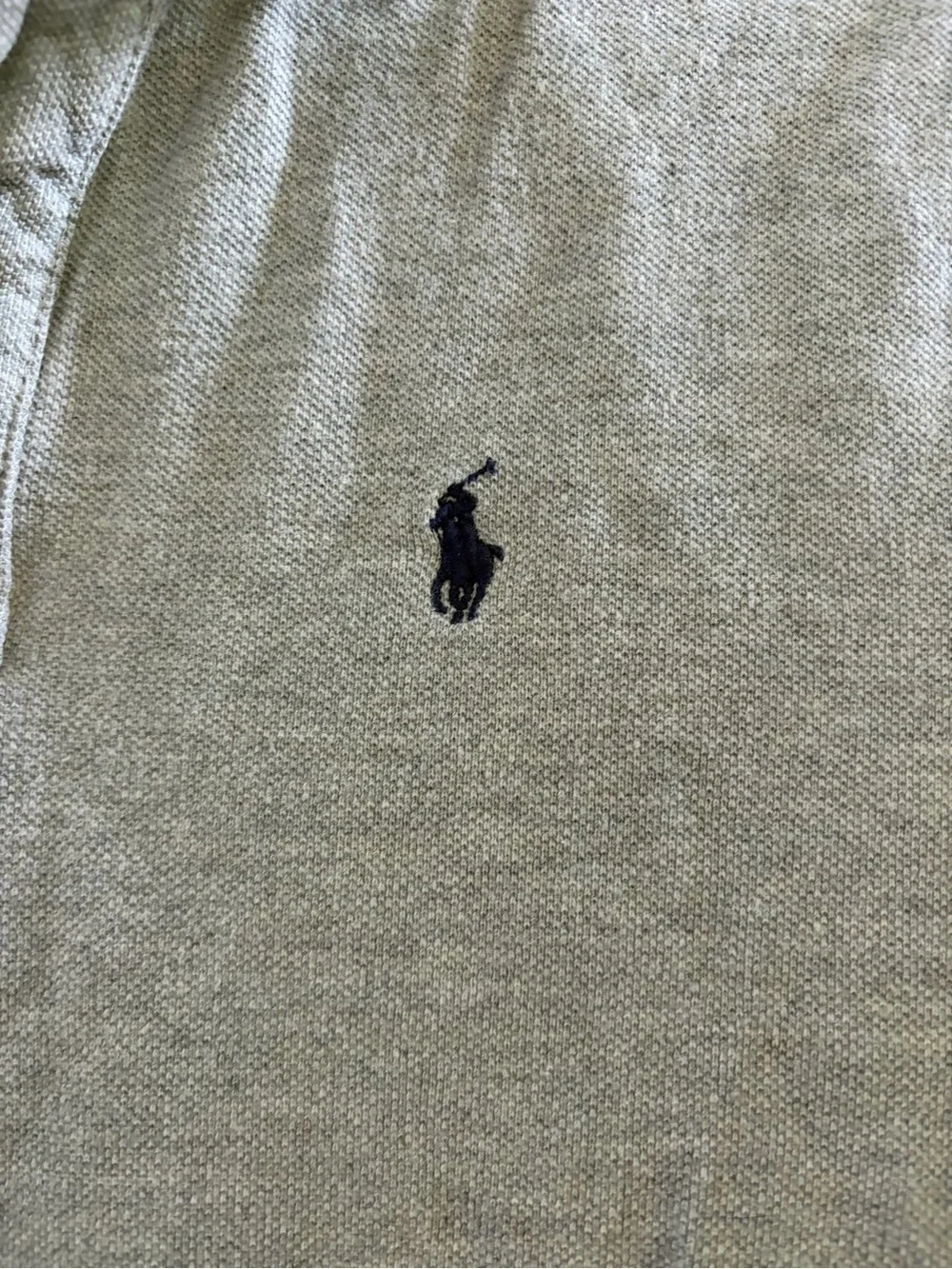 Polo Ralph Lauren Boy’s M (10-12) Heather Gray Polo 100% Cotton Pony Logo